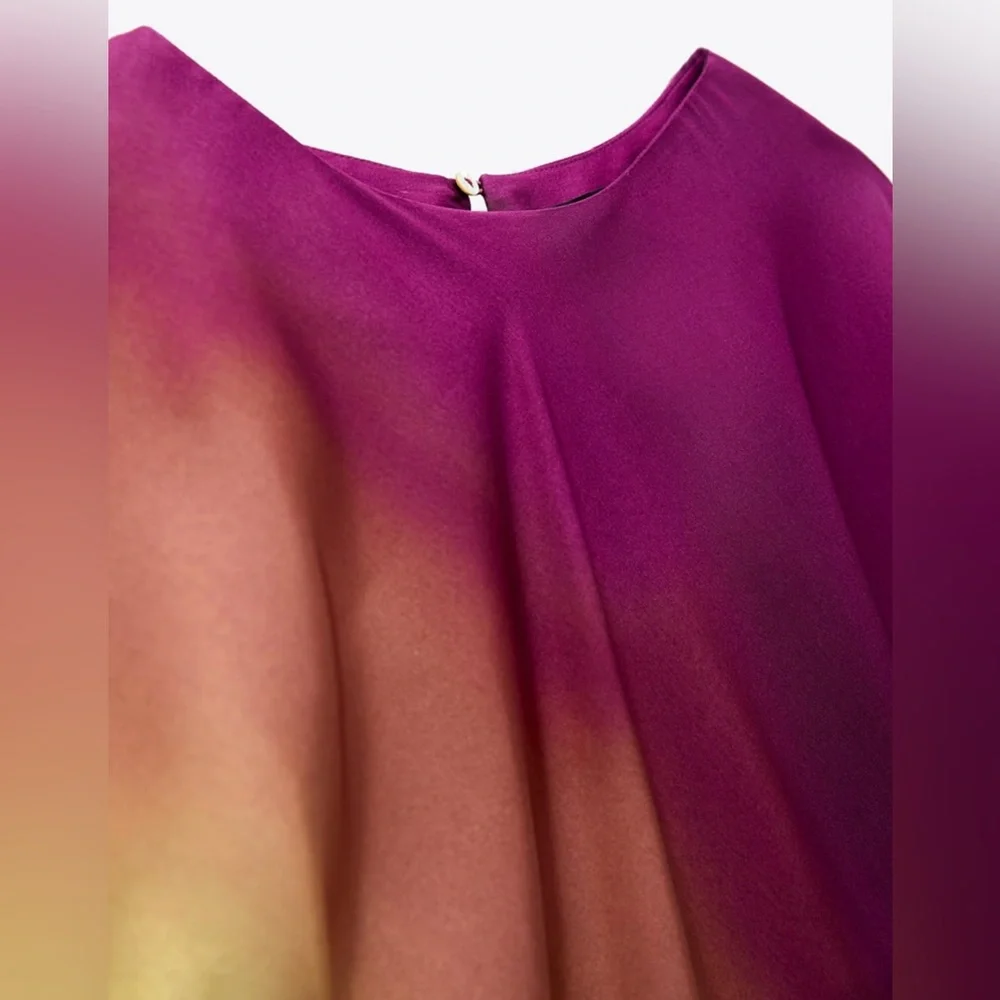 Zara tie dye printed dress - Picture 9 of 10